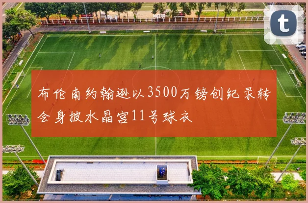 布伦南约翰逊以3500万镑创纪录转会身披水晶宫11号球衣